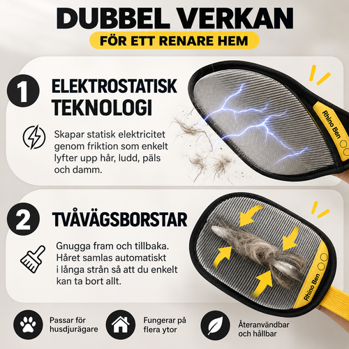 PälsKlar™ – För ett renare hem utan hår och ludd.